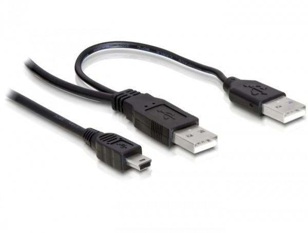 USB 2.0-USB mini Y 5-pin Converter 1m 82447