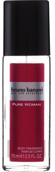 bruno banani Pure Woman natural spray 75 ml dezodor vásárlás, olcsó bruno  banani Pure Woman natural spray 75 ml izzadásgátló árak, akciók