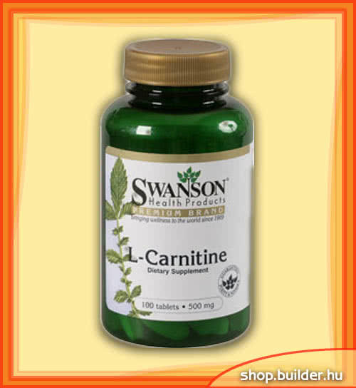 Swanson L-Carnitine tabletta - db: vásárlás, hatóanyagok, leírás - ProVitamin webáruház