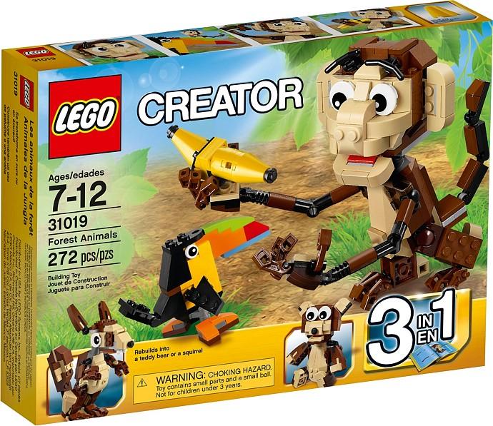Vásárlás: LEGO® Creator - Erdei állatok (31019) LEGO árak összehasonlítása,  Creator Erdei állatok 31019 boltok