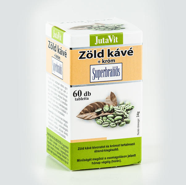 JutaVit Zöld kávé tabletta 60db mindössze Ft-ért az Egészségboltban!