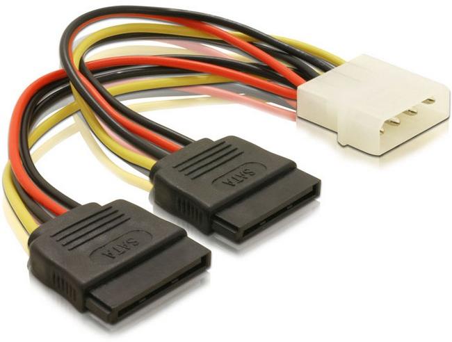 SATA HDD 2x-Molex 4pin Converter 60102