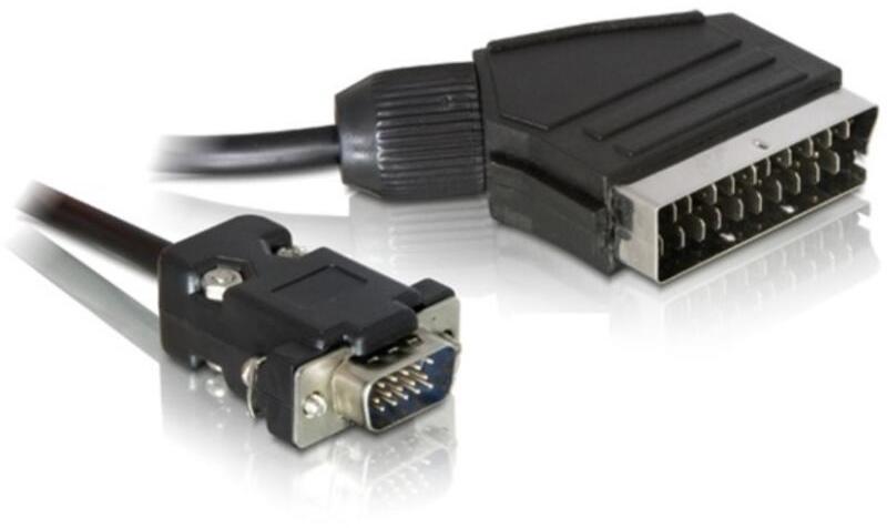 Vásárlás: Delock SCART-VGA Cable 2m 65028 Video kábel árak  összehasonlítása, SCART VGA Cable 2 m 65028 boltok