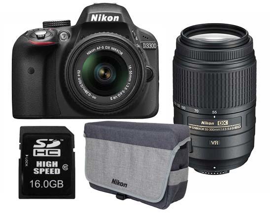 Nikon D3300 + 18-55mm VR + 55-300mm VR - Árukereső.hu
