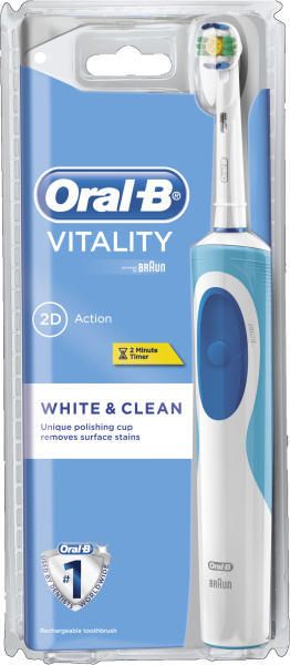 Oral-B Vitality White & Clean (D12.513 CLS) elektromos fogkefe vásárlás,  olcsó Oral-B Vitality White & Clean (D12.513 CLS) elektromos fogkefe árak,  akciók