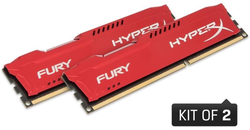 Kingston HyperX FURY 16GB (2x8GB) DDR3 1600MHz HX316C10FRK2/16 memória  modul vásárlás, olcsó Memória modul árak, memoria modul boltok