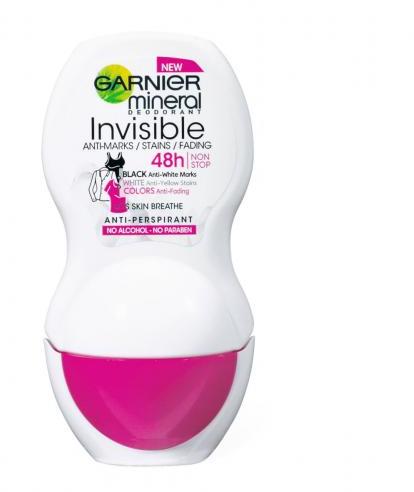 Mineral Invisible Black White Colors roll-on 50 ml