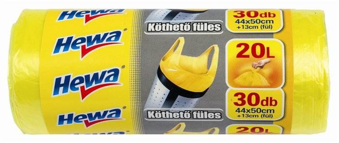 Köthető füles szemeteszsák 20L 30db (KHT297)
