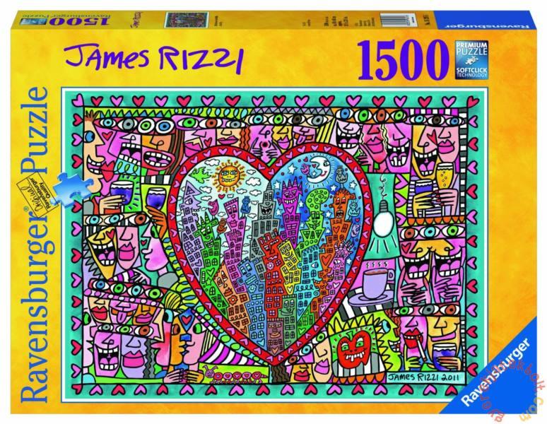 Vásárlás: Ravensburger James Rizzi: Minden ami szeretet a város közepén 1500  db-os (16295) Puzzle árak összehasonlítása, James Rizzi Minden ami szeretet  a város közepén 1500 db os 16295 boltok
