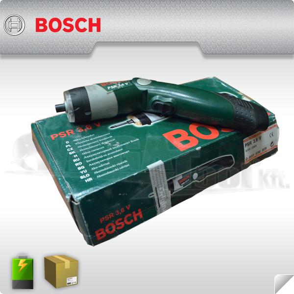 Vásárlás: Bosch PSR 3, 6 V Csavarbehajtó árak összehasonlítása, PSR 3 6 V  boltok