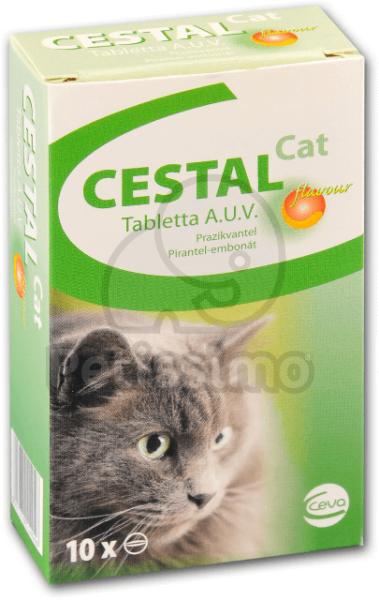 Cestal cat bélférgek ellen tabletta 1db - Féreghajtó macskáknak - Mészárosdoki Webáruház