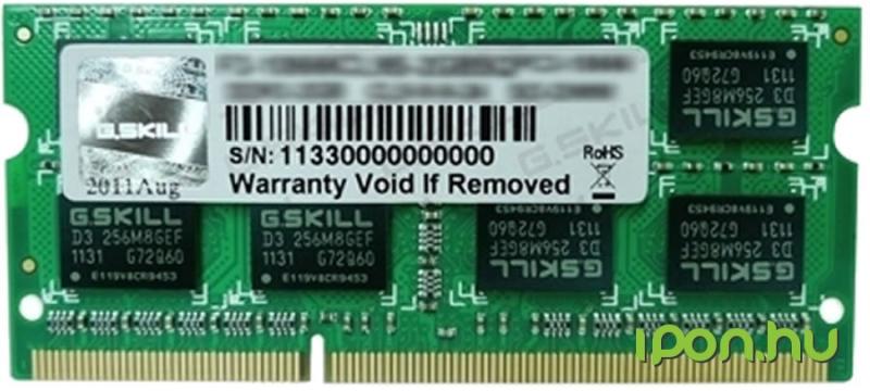 4GB DDR3 1066MHz F3-8500CL7S-4GBSQ