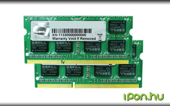4GB (2x2GB) DDR3 1600Mhz F3-12800CL9D-4GBSQ