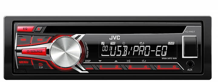 JVC KD-R451 Player auto Preturi JVC KD-R451 magazine