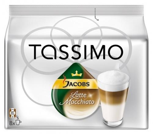 TASSIMO Jacobs Latte Macchiato (16) Капсули с кафе, филтри с кафе Цени,  оферти и мнения, списък с магазини, евтино TASSIMO Jacobs Latte Macchiato  (16)