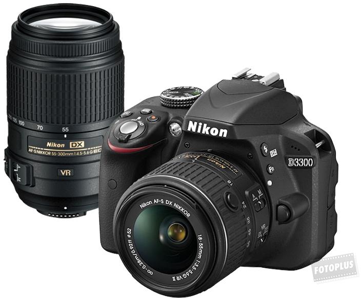 Nikon D3300 + 18-55mm VR II + 55-300mm VR (VBA390K006) - Árukereső.hu