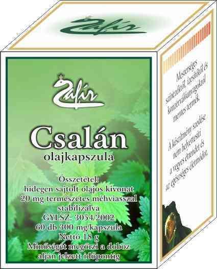 Vásárlás: Zafír Csalán olajkapszula 60 db Táplálékkiegészítő árak  összehasonlítása, Csalánolajkapszula60db boltok