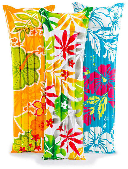 Fashion átlátszó, virágmintás matrac 183x69 cm (59720)