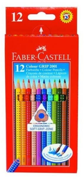 Vásárlás: Faber-Castell Grip 2001 színes ceruza 12 db (112412) Ceruza árak  összehasonlítása, Grip 2001 színes ceruza 12 db 112412 boltok