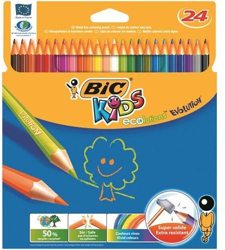 Vásárlás: BIC Színes ceruza Kids Evolutions 24db Ceruza árak  összehasonlítása, Színes ceruza Kids Evolutions 24 db boltok