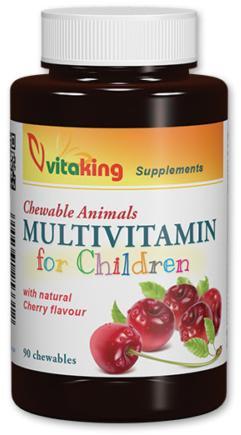 Vásárlás: Vitaking Multivitamin gyerekeknek rágótabletta 90 db  Táplálékkiegészítő árak összehasonlítása,  Multivitamingyerekeknekrágótabletta90db boltok