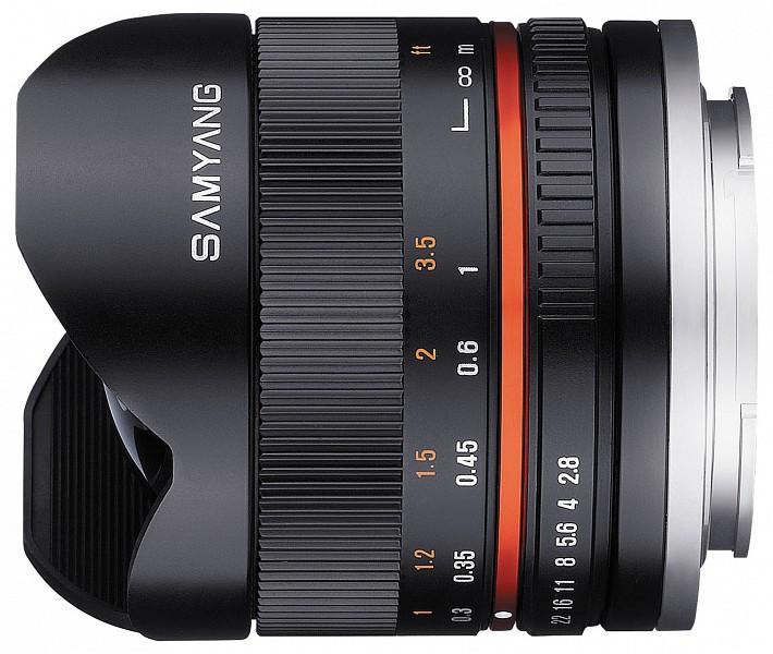 Samyang 8mm f/2.8 II Fisheye (Canon EOS M) (F1220302101/F1220302102)  fényképezőgép objektív vásárlás, olcsó Samyang 8mm f/2.8 II Fisheye (Canon  EOS M) (F1220302101/F1220302102) fényképező objektív árak, akciók
