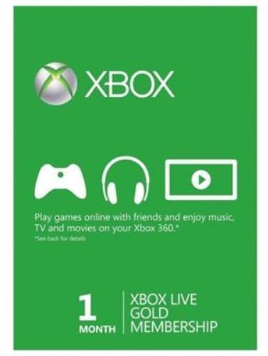 Microsoft Xbox Live Gold 1 Month Membership (Abonament, card pentru console  jocuri) - Preturi