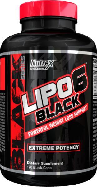 Nutrex Lipo 6 Black - caps, Lipo hat zsírégető