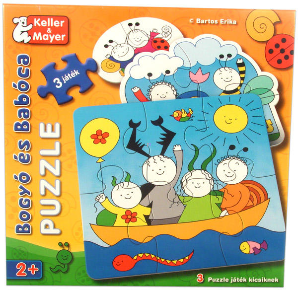Bébi Puzzle Bogyó és Babóca 2-4-6 db-os (713212)