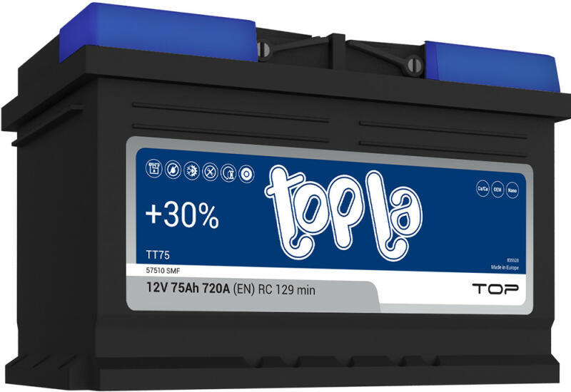 Topla аккумулятор 75ah Topla аккумулятор 75ah