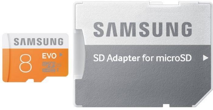 Vásárlás: Samsung microSDHC EVO 8GB Class 10 MB-MP08DA/EU, eladó Samsung  Memóriakártya, olcsó memory card árak