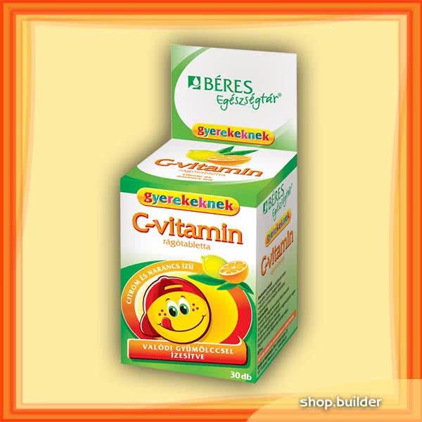 Vásárlás: BÉRES C-vitamin gyerekeknek 30 db Táplálékkiegészítő árak  összehasonlítása, C vitamin gyerekeknek 30 db boltok