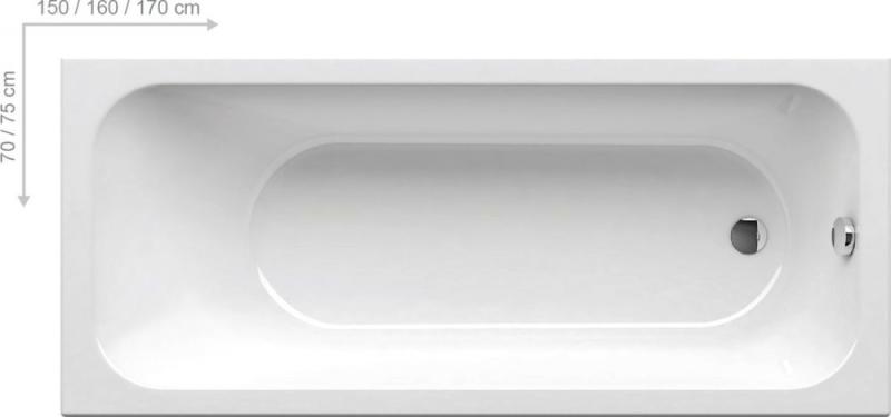 Chrome 160x70 cm (C731000000)