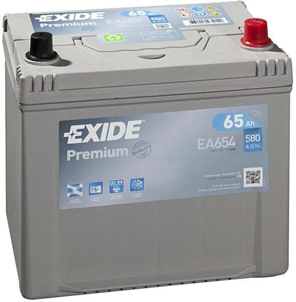 Premium 65Ah 580A right+Asia (EA654)