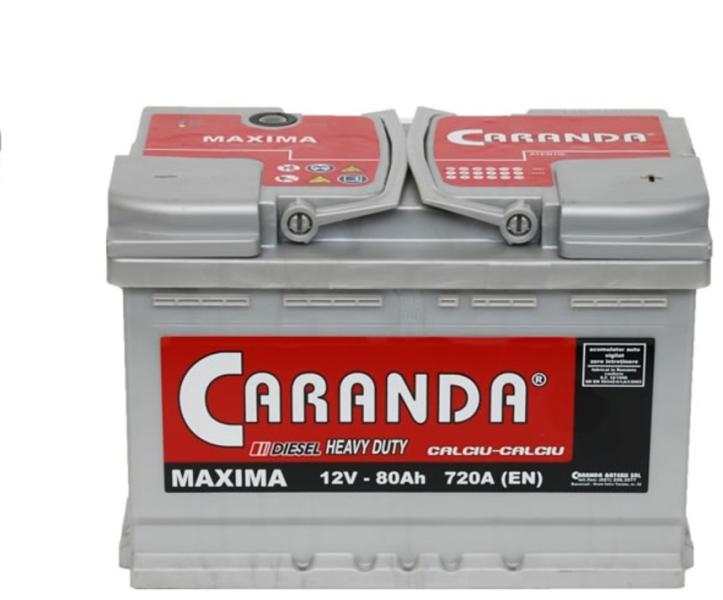 CARANDA MAXIMA 80Ah 720A (Acumulator auto) - Preturi