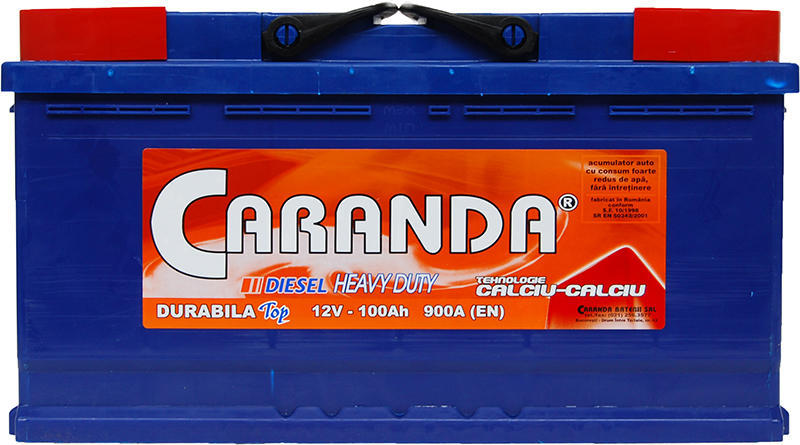 CARANDA DURABILA TOP 100Ah 900A (Acumulator auto) - Preturi