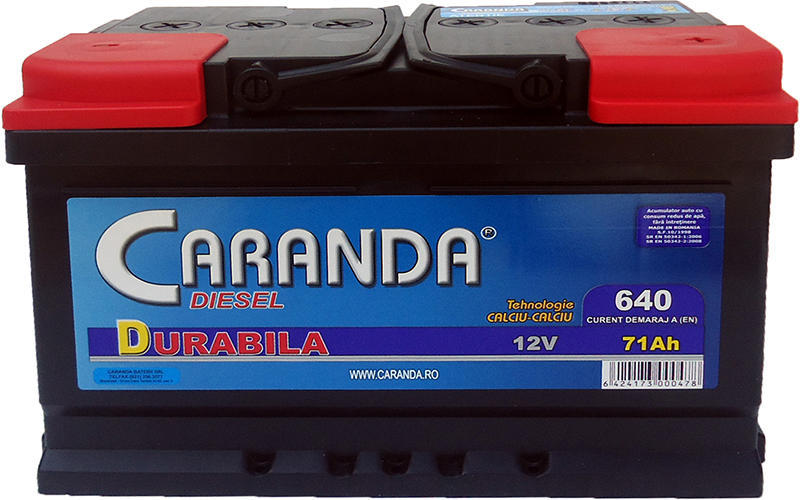 CARANDA DURABILA 88Ah 720A (Acumulator auto) - Preturi