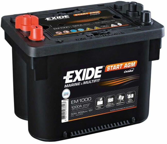 Maxxima 50Ah 800A left+ (EM1000)