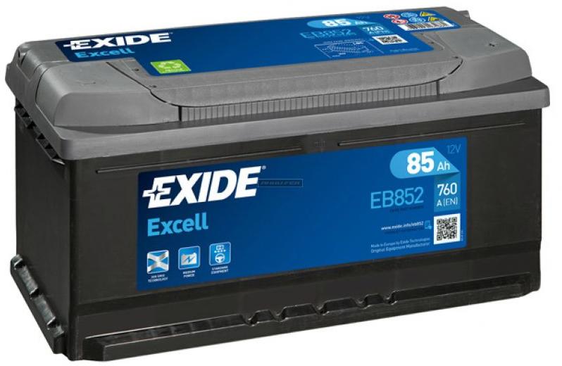 Excell 85Ah 760A right+ (EB852)