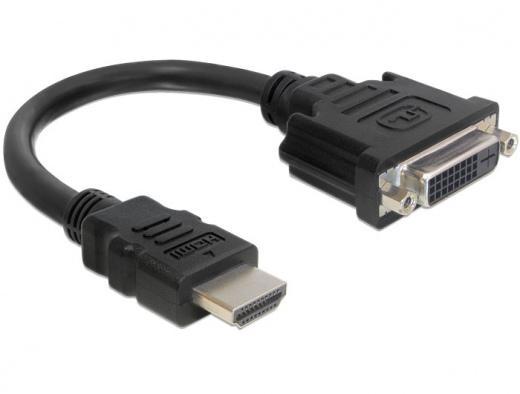 Delock HDMI-DVI 24+1 M/F 20cm 65327 (Adaptor video) - Preturi