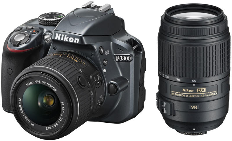 Nikon D3300 + 18-55mm VR II + Sigma 70-300mm Aparat foto Preturi, Nikon  D3300 + 18-55mm VR II + Sigma 70-300mm aparate foto digital oferte