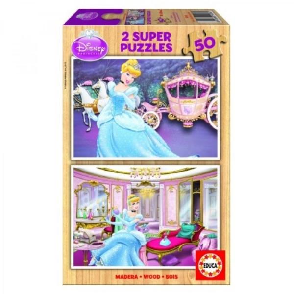 Vásárlás: Educa Disney Hamupipőke 2x50 db-os fa puzzle (15286) Puzzle árak  összehasonlítása, Disney Hamupipőke 2 x 50 db os fa puzzle 15286 boltok