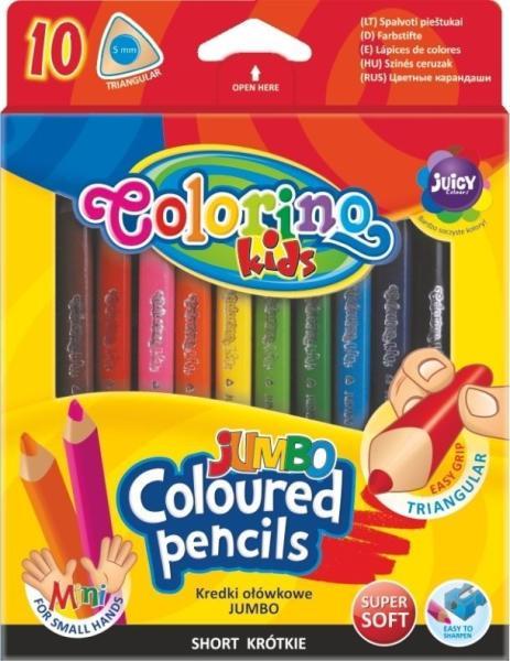 Vásárlás: Colorino Kids Színes ceruza Mini Jumbo trio 10db (32964PTR) Ceruza  árak összehasonlítása, Színes ceruza Mini Jumbo trio 10 db 32964 PTR boltok