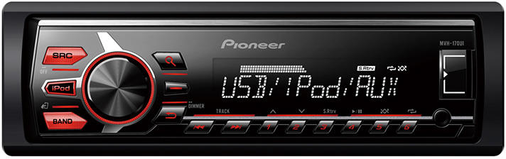 Pioneer MVH-170UI autórádió vásárlás, olcsó Pioneer MVH-170UI autórádió  árak, akciók