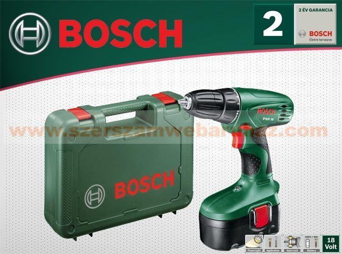 Bosch PSR 18 (0603955321) (Masina de gaurit si insurubat) - Preturi