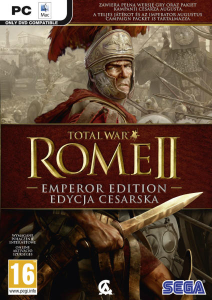 SEGA Rome II Total War [Emperor Edition] (PC) játékprogram árak, olcsó SEGA Rome  II Total War [Emperor Edition] (PC) boltok, PC és konzol game vásárlás