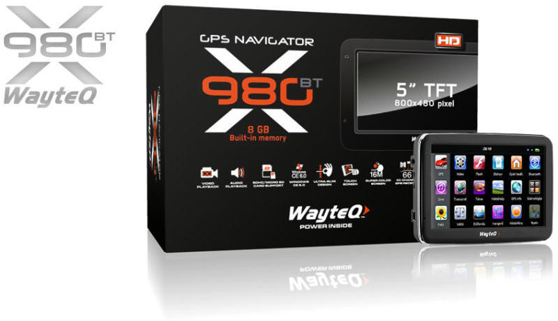 WayteQ x980BT HD GPS navigáció már 0 Ft-tól