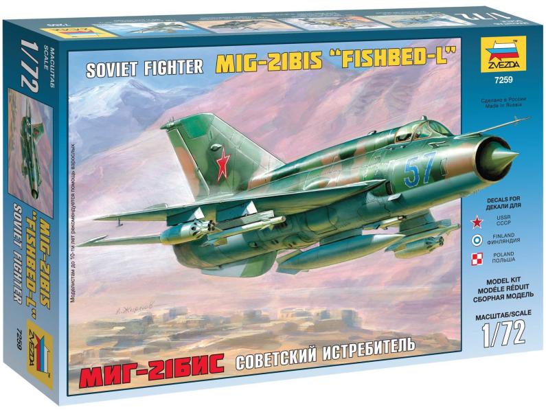 MIG-21 BIS Soviet Fighter 1:72 (7259)