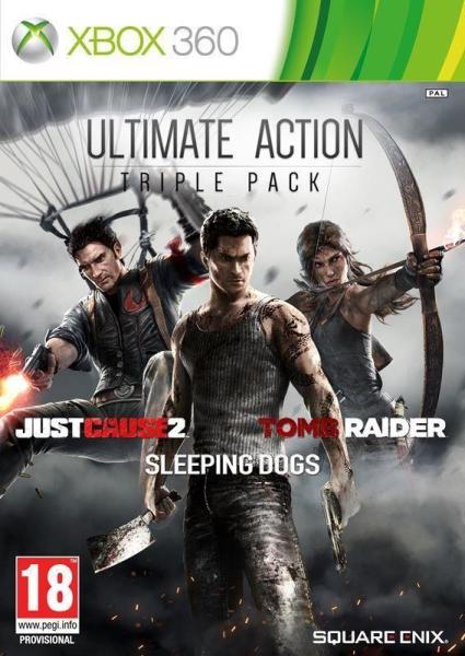 Square Enix Ultimate Action Triple Pack: Just Cause 2 + Sleeping Dogs +  Tomb Raider (Xbox 360) (Jocuri Xbox 360) - Preturi