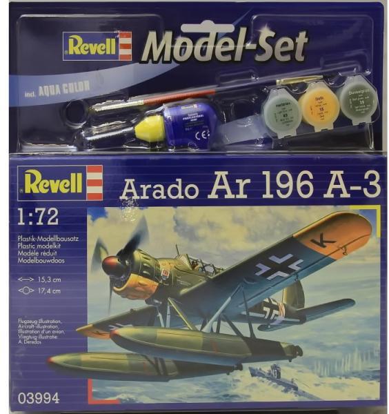 Vásárlás: Revell Arado Ar-196A-3 Set 1:72 63994 Makett árak  összehasonlítása, Arado Ar 196 A 3 Set 1 72 63994 boltok